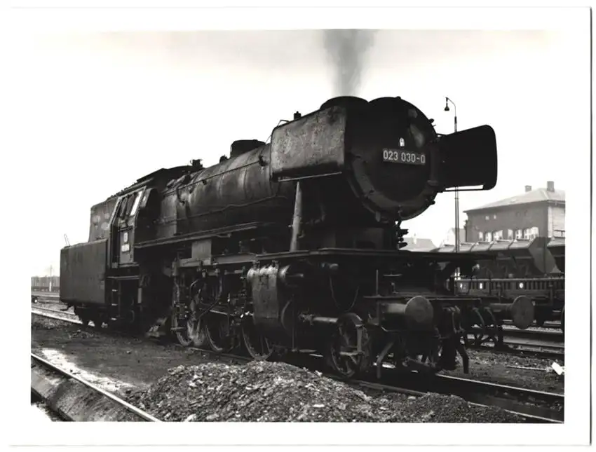Fotografie Deutsche Bahn, Dampflok Nr. 023 030-0, Tender-Lokomotive, Eisenbahn