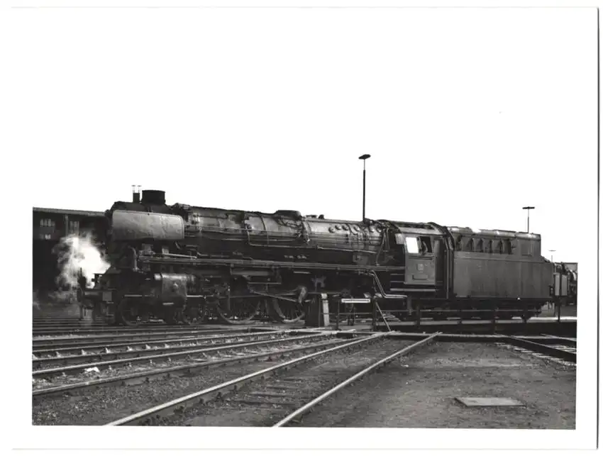 Fotografie Deutsche Bahn, Dampflok Nr. 012 081-6, Tender-Lokomotive, Eisenbahn