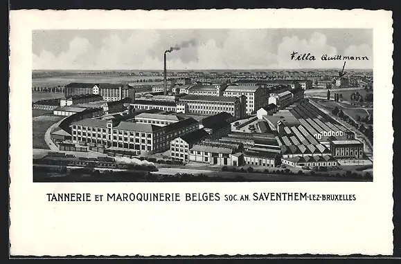 AK Saventhem-lez-Bruxelles, Tannerie et Maroquinerie Belges Soc. An.