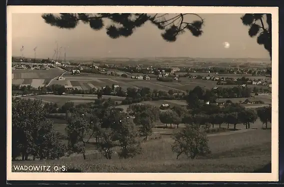 AK Wadowitz, Panorama bei Mondschein