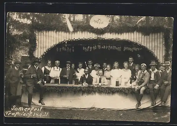AK Trofaiach, Sommerfest 14.8.1921