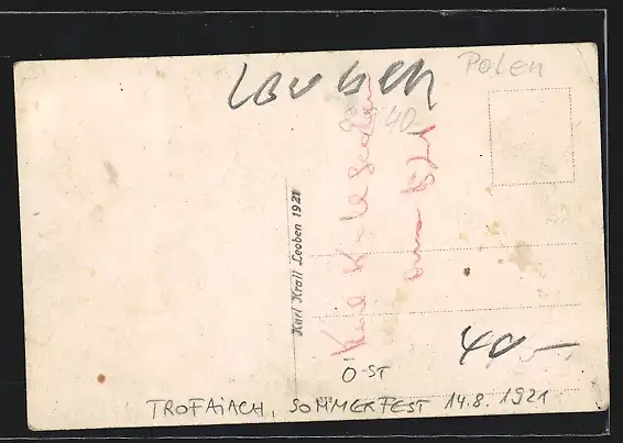 AK Trofaiach, Sommerfest 14.8.1921