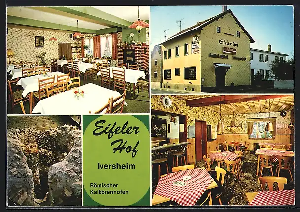 AK Bad Münstereifel-Iversheim, Restaurant Eifeler Hof, Inh. A. Heinz, Euskirchener-Strasse 99