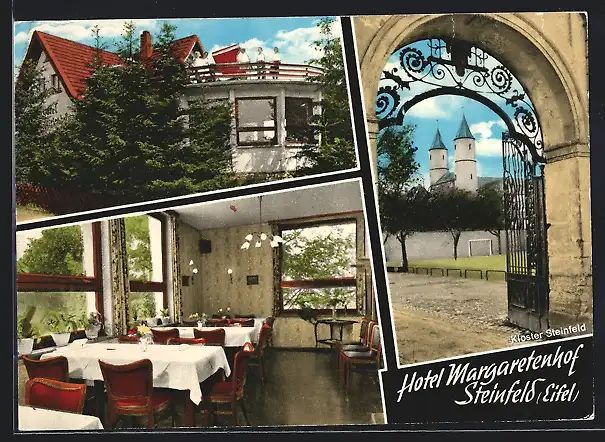 AK Steinfeld / Eifel, Hotel Margaretenhof, Kloster