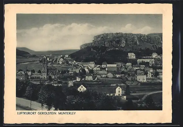 AK Gerolstein, Totale mit Munterley