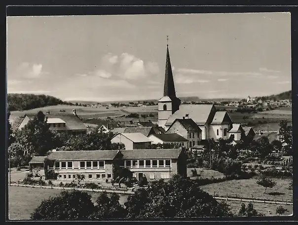 AK Dollendorf / Eifel, Teilansicht mit Kirche