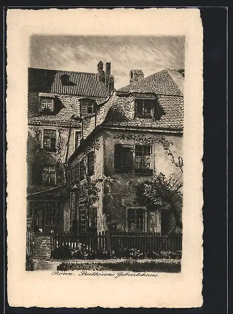 AK Bonn, Beethovens Geburtshaus