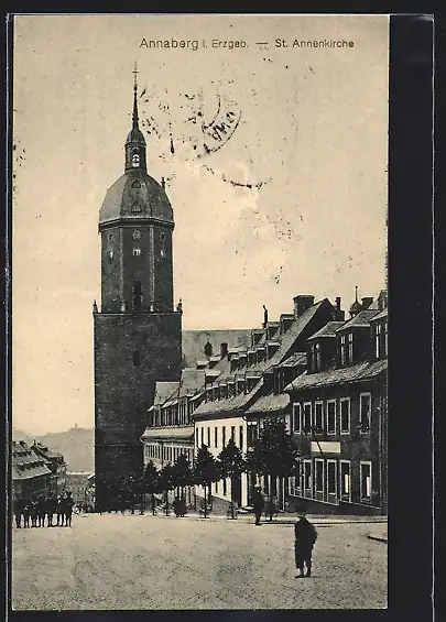 AK Annaberg / Erzgeb., St. Annenkirche