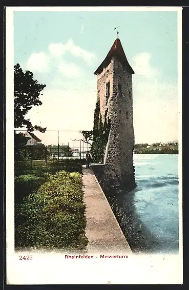 AK Rheinfelden, Partie am Messerturm