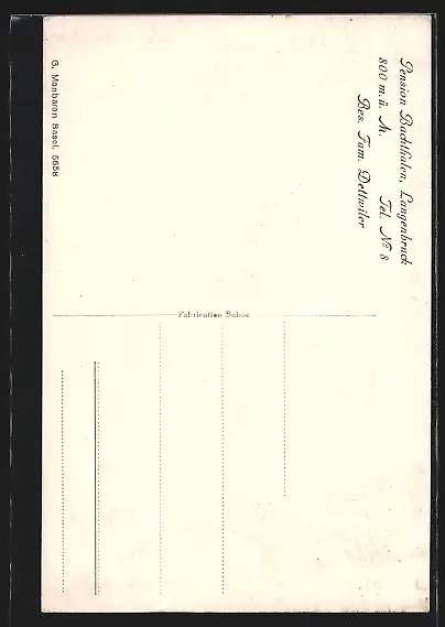 AK Langenbruck, Kreuz auf Breitenhöhe