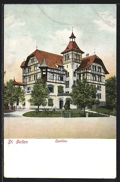 AK St. Gallen, Cantine, Villa mit Anlage