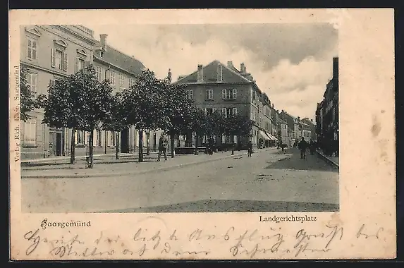 AK Saargemünd, Landgerichtplatz