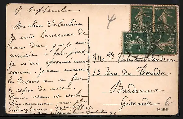 AK Saargemünd i. Lothr., Blick zum Fabrik-Kasino