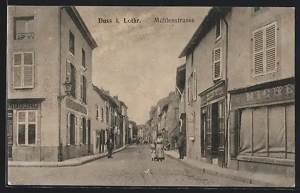 AK Duss i. Lothr., Mühlenstrasse