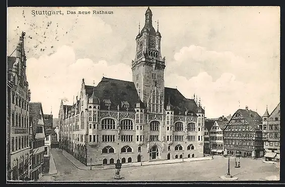 AK Stuttgart, Das neue Rathaus