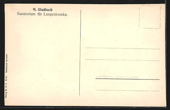 AK M. Gladbach, Franziskushaus mit Anlagen