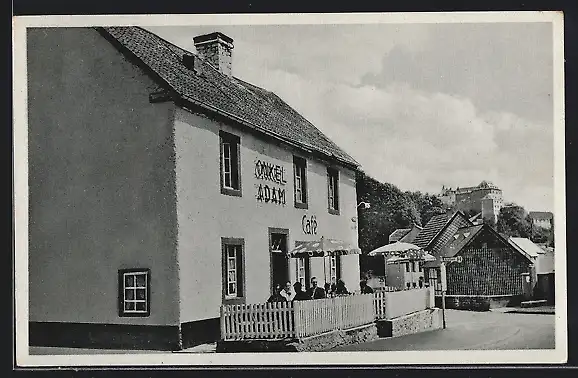 AK Blankenheim /Ahr, Cafe-Restaurant Onkel Adam