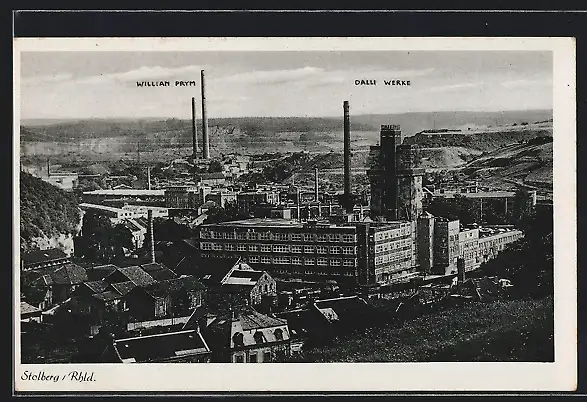 AK Stolberg /Rhld, Dalli-Werke und Fabrik William Prym