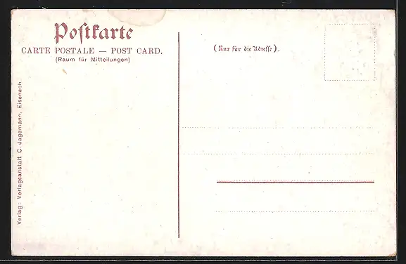 AK Eisenach, Nikolaikirche & Lutherdenkmal