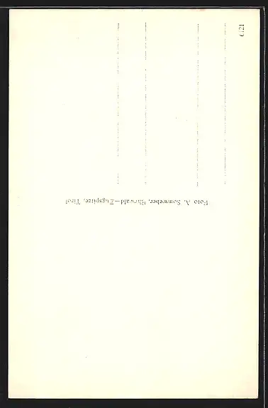 AK Seebenwasserfall bei Ehrwald mit Bergen