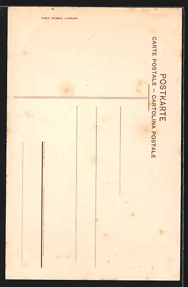 AK Mittlere Reichenbachfälle, Wasserfall mit Viadukt