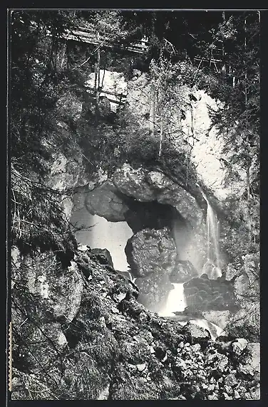 AK Gollinger Wasserfall Obere Partie