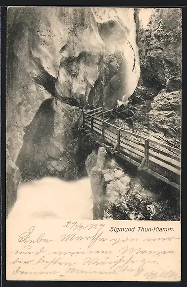 AK Sigmund Thun-Klamm Wasserfall