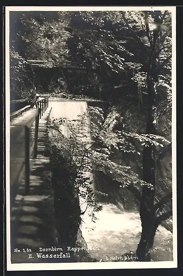 AK Rappenloch-Wasserfall in Dornbirn