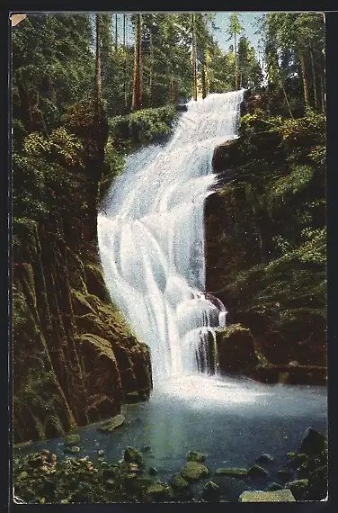 AK Zackelfall, Wasserfall im Riesengebirge