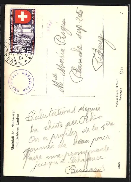 AK Neuhausen, Rheinfall und Schloss