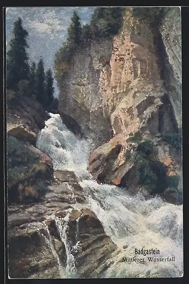 AK Badgastein, mittlerer Wasserfall