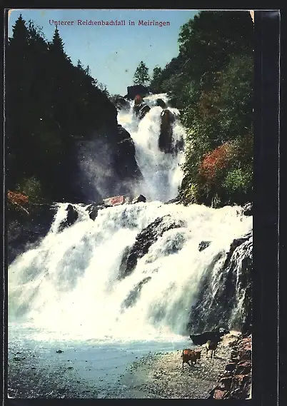 AK Meiringen, unterer Reichenbachfall