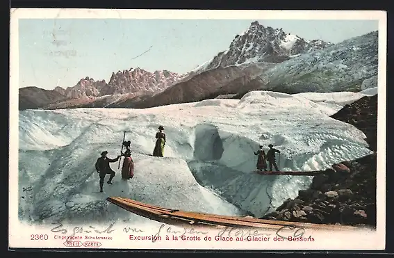 AK Glacier des Bessons, Excursion a la Grotte de Glace