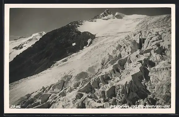 AK Kesselwandferner, Bruch des Gletschers