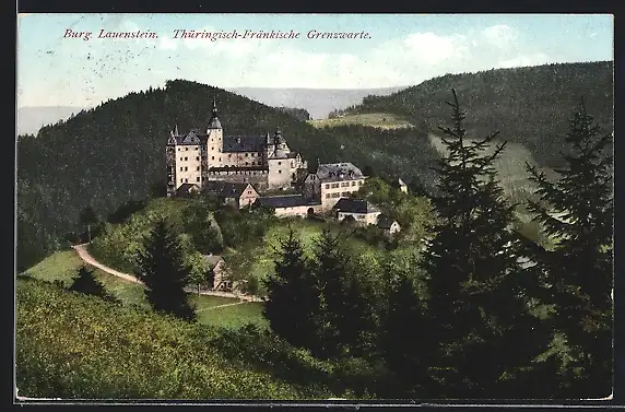 AK Burg Lauenstein, Thüringisch-Fränkische Grenzwarte