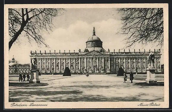 AK Potsdam-Sanssouci, Neues Palais