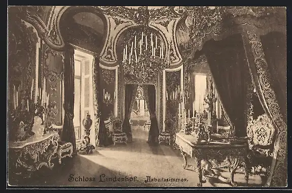 AK Schloss Linderhof, Arbeitszimmer
