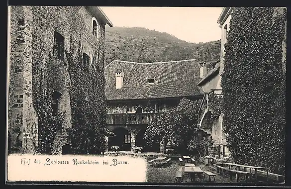 AK Bozen, Schloss Runkelstein, Hofansicht