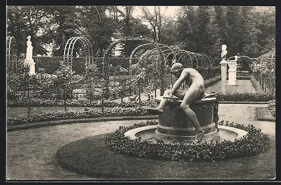 AK Potsdam, Neues Palais, Privat-Garten der Kaiserin