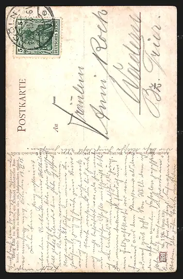 AK Burg Eltz, Gesamtansicht mit Tor