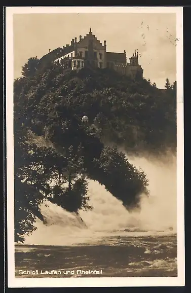 AK Schloss Laufen und Rheinfall