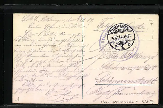 AK Cuxhaven, Leuchtturm und Seepavillon