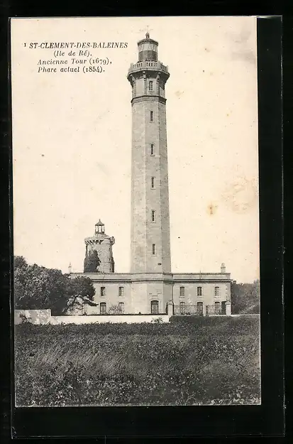 AK St-Clément-des-Baleines, Ancienne Tour (1679), Phare Actuel (1854), Leuchtturm