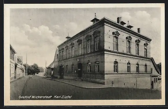 AK Apolda, Gasthof Wickerstedt