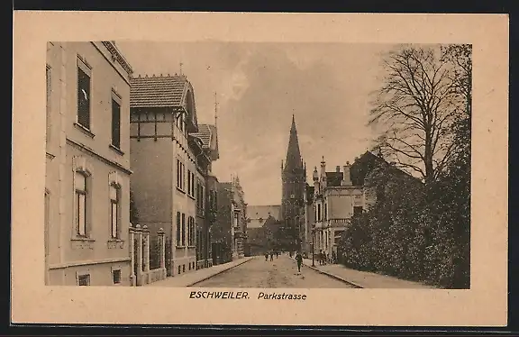 AK Eschweiler, Blick in die Parkstrasse