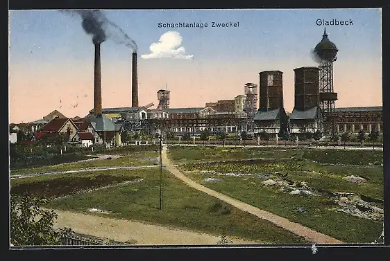 AK Gladbeck, Schachtanlage Zweckel