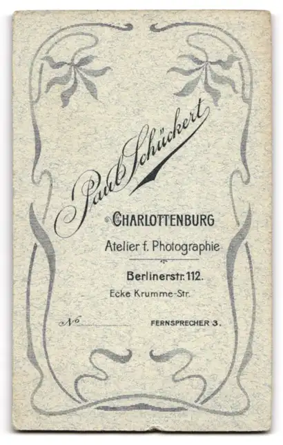 Fotografie Paul Schückert, Charlottenburg, Berlinerstr. 112, Eleganter Herr mit Zwicker und Schnauzbart