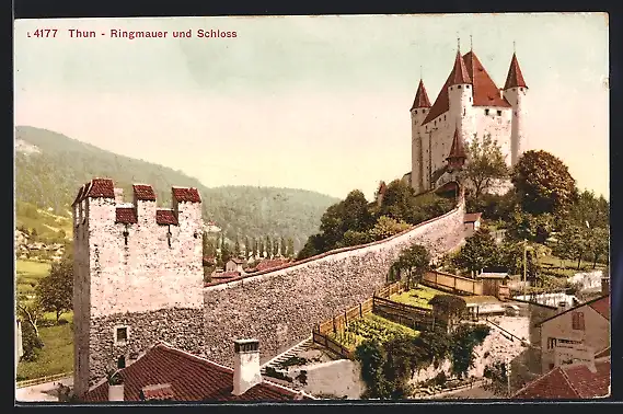 AK Thun, Ringmauer und Schloss