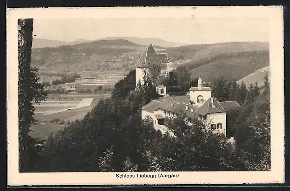 AK Liebegg, Ansicht vom Schloss