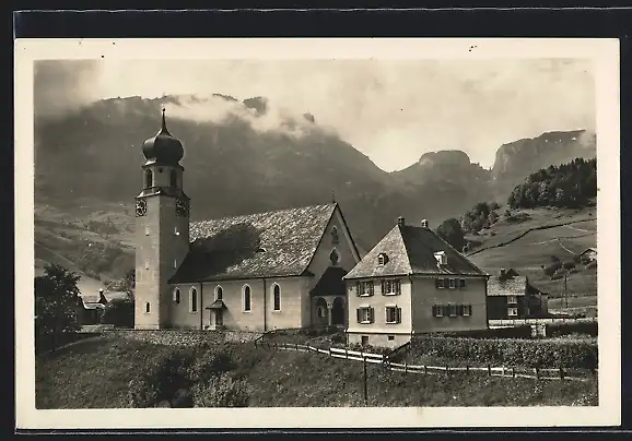 AK Schwende-Weissbad, Kirche im Sonnenschein